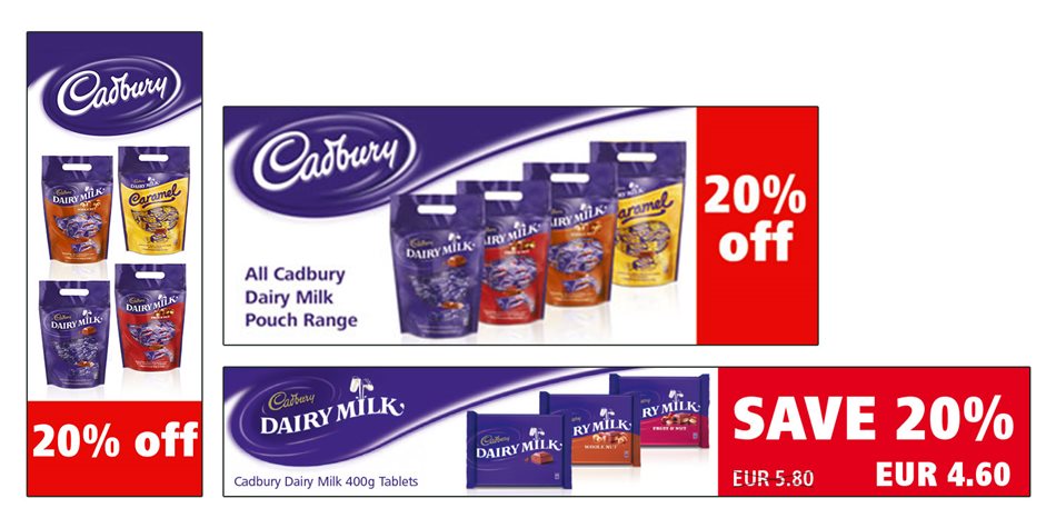 Cadbury Inserate