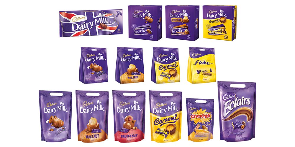 Cadbury Packshots