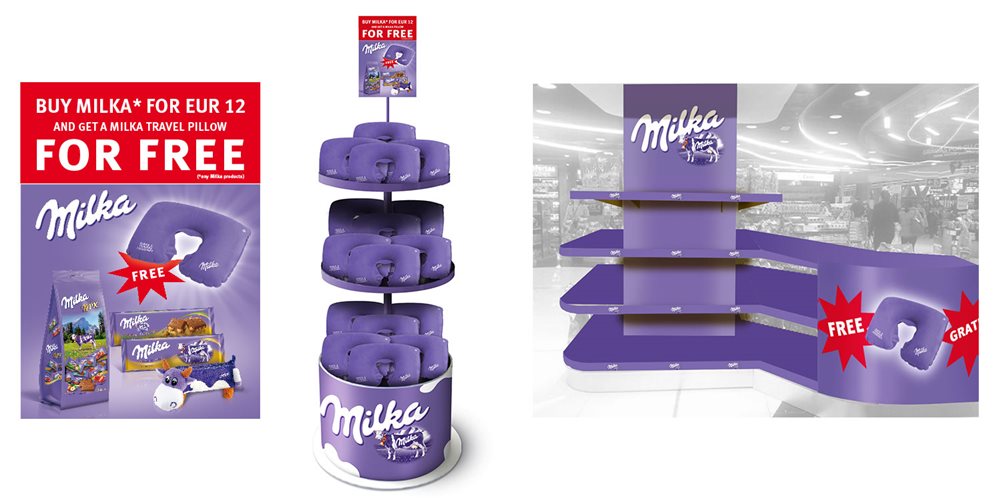 Milka WTR Travel Pillow Promotion