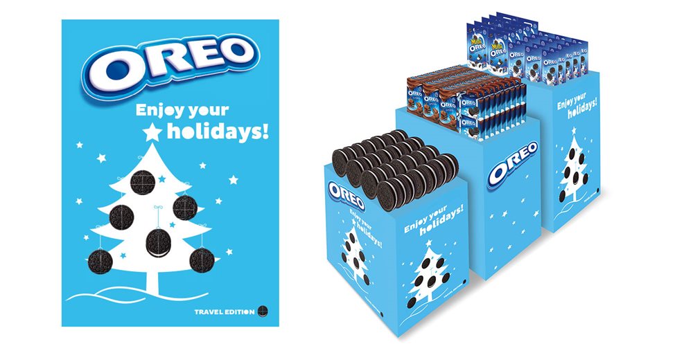 Oreo «Enjoy your holidays» campaign