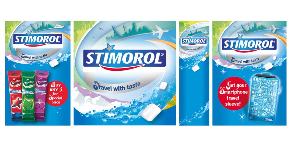 Stimorol «Travel with taste» Kampagne