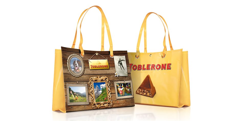 Toblerone Schweiz Retro-Taschen