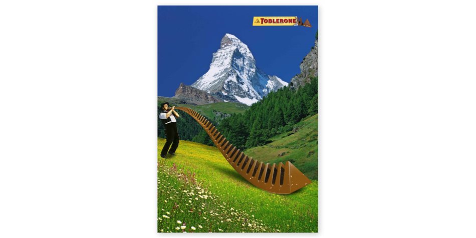 Toblerone Schweiz Kampagne