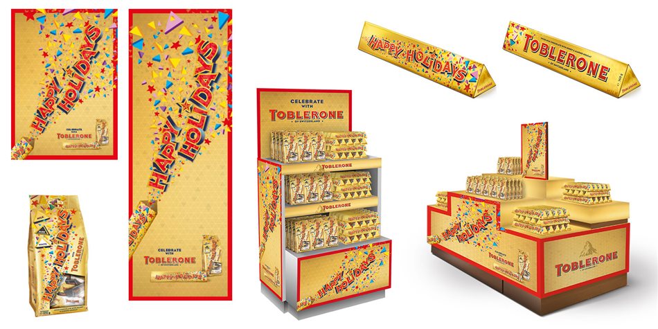 Toblerone WTR Happy Holidays Kampagne