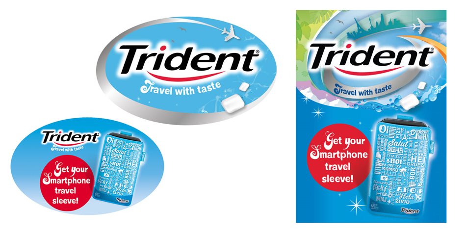 Trident «Travel with taste» Kampagne