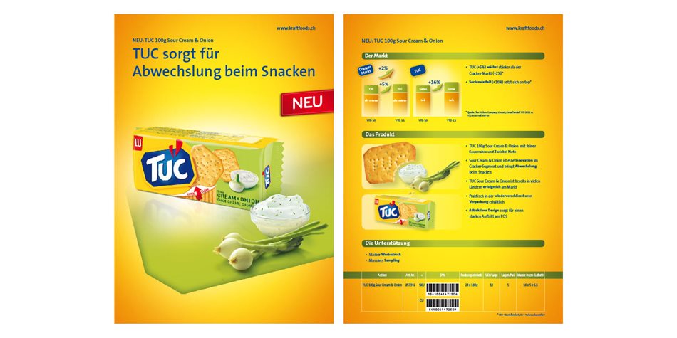 TUC «Cream+Onion» Sales-Folder